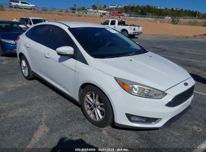 2017 FORD FOCUS SE White  Gasoline 1FADP3F22HL217301 photo #1