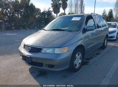 2001 HONDA ODYSSEY EX Gray  Gasoline 2HKRL18651H574014 photo #3