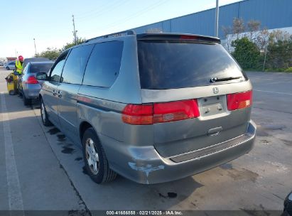 2001 HONDA ODYSSEY EX Gray  Gasoline 2HKRL18651H574014 photo #4