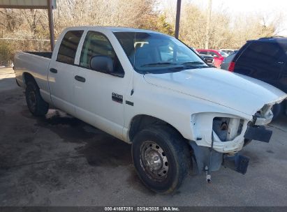 2008 DODGE RAM 2500 ST White  Gasoline 3D7KR28D48G174524 photo #1