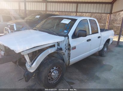 2008 DODGE RAM 2500 ST White  Gasoline 3D7KR28D48G174524 photo #3