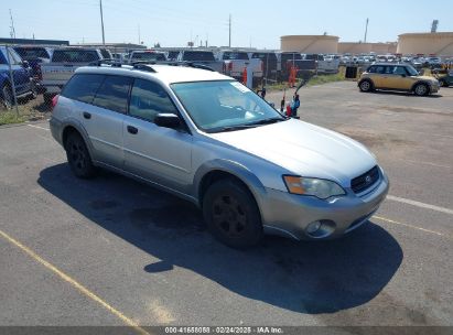 2007 SUBARU OUTBACK 2.5I BASIC Silver  Gasoline 4S4BP61C877323550 photo #1