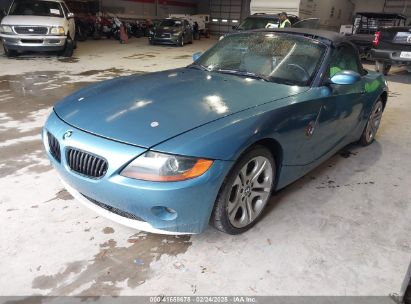 2003 BMW Z4 3.0I Blue  Gasoline 4USBT53413LU04420 photo #3