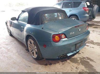 2003 BMW Z4 3.0I Blue  Gasoline 4USBT53413LU04420 photo #4