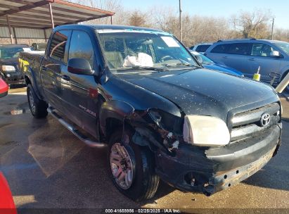 2006 TOYOTA TUNDRA LIMITED V8 Black  Gasoline 5TBET38186S541033 photo #1