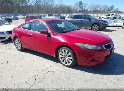 2010 HONDA ACCORD 3.5 EX-L Red  Gasoline 1HGCS2B80AA005332 photo #1