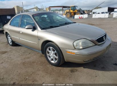 2001 MERCURY SABLE LS PREMIUM Gold  Gasoline 1MEFM55S81G625243 photo #1