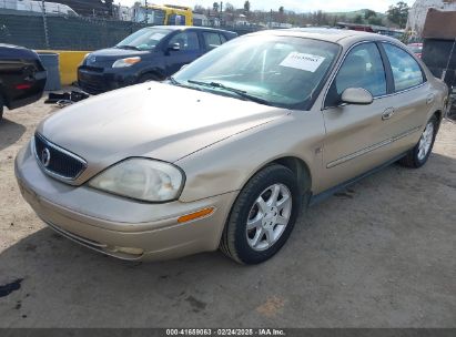 2001 MERCURY SABLE LS PREMIUM Gold  Gasoline 1MEFM55S81G625243 photo #3