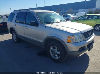 2002 FORD EXPLORER XLT Silver  Flexible Fuel 1FMZU63K52ZC76339 photo #1