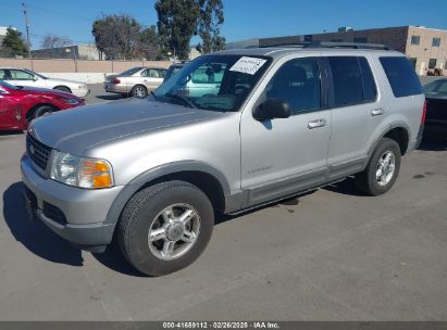 2002 FORD EXPLORER XLT Silver  Flexible Fuel 1FMZU63K52ZC76339 photo #3