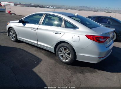 2017 HYUNDAI SONATA Silver  Gasoline 5NPE24AF0HH454418 photo #4