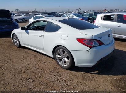 2012 HYUNDAI GENESIS 2.0T White  Gasoline KMHHT6KD4CU067884 photo #4