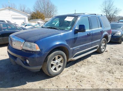 2005 LINCOLN AVIATOR Dark Blue  Gasoline 5LMEU88HX5ZJ00234 photo #3