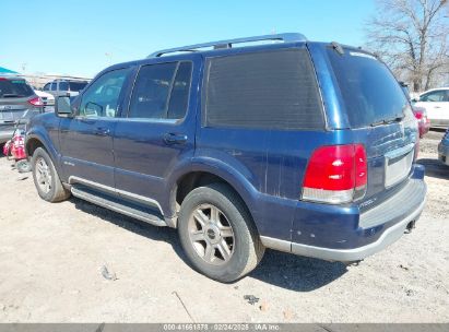 2005 LINCOLN AVIATOR Dark Blue  Gasoline 5LMEU88HX5ZJ00234 photo #4