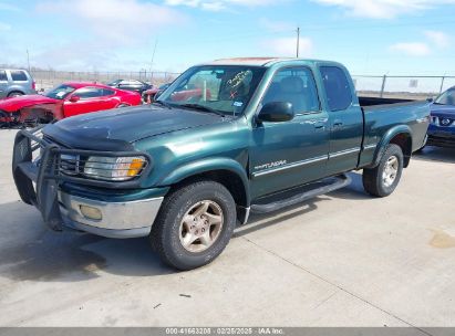 2000 TOYOTA TUNDRA LTD V8 Green  Gasoline 5TBBT4812YS102826 photo #3