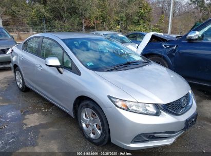 2013 HONDA CIVIC LX Silver  Gasoline 19XFB2F55DE272866 photo #1