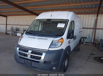 2017 RAM PROMASTER 1500 HIGH ROOF 136 WB White  Flexible Fuel 3C6TRVBG8HE542757 photo #3