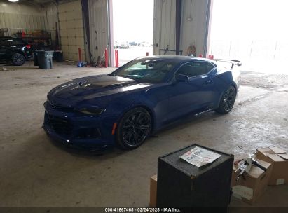 2022 CHEVROLET CAMARO RWD  ZL1 Blue  gas 1G1FK1R68N0106522 photo #3