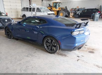 2022 CHEVROLET CAMARO RWD  ZL1 Blue  gas 1G1FK1R68N0106522 photo #4