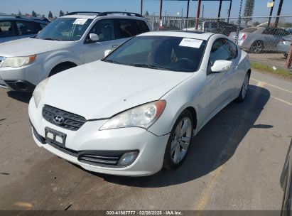 2011 HYUNDAI GENESIS 3.8 GRAND TOURING White  Gasoline KMHHU6KH8BU065294 photo #3