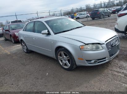 2007 AUDI A4 2.0T Silver  Gasoline WAUDF78E87A020457 photo #1