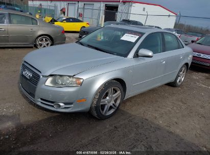 2007 AUDI A4 2.0T Silver  Gasoline WAUDF78E87A020457 photo #3