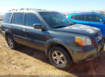 2006 HONDA PILOT EX-L Gray  Gasoline 2HKYF18526H553185 photo #1