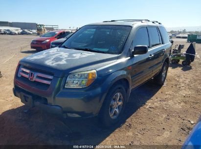 2006 HONDA PILOT EX-L Gray  Gasoline 2HKYF18526H553185 photo #3