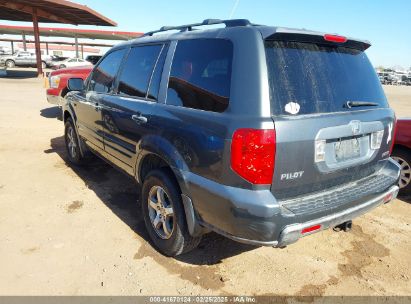 2006 HONDA PILOT EX-L Gray  Gasoline 2HKYF18526H553185 photo #4