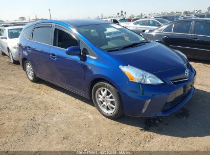 2013 TOYOTA PRIUS V THREE Navy  Hybrid JTDZN3EU6D3289122 photo #1