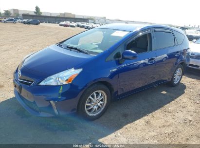 2013 TOYOTA PRIUS V THREE Navy  Hybrid JTDZN3EU6D3289122 photo #3