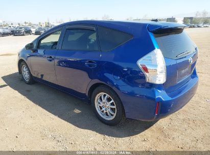 2013 TOYOTA PRIUS V THREE Navy  Hybrid JTDZN3EU6D3289122 photo #4