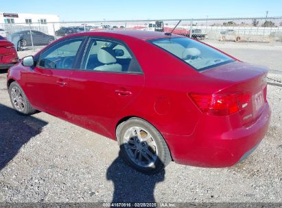 2011 KIA FORTE EX Red  Gasoline KNAFU4A24B5416769 photo #4