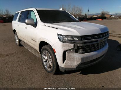 2023 CHEVROLET SUBURBAN 4WD PREMIER White  Gasoline 1GNSKFKD7PR542635 photo #1