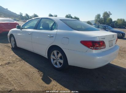 2005 LEXUS ES 330 White  Gasoline JTHBA30G555137805 photo #4