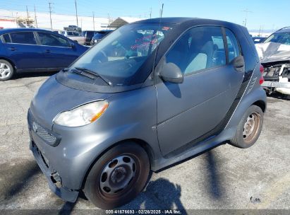 2013 SMART FORTWO PASSION/PURE Gray  Gasoline WMEEJ3BA1DK647416 photo #3