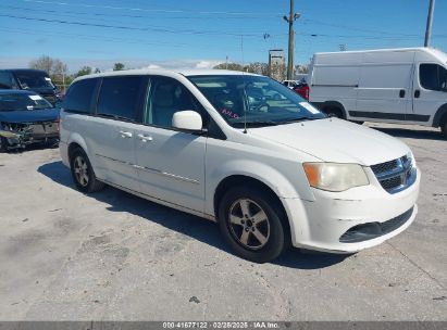 2012 DODGE GRAND CARAVAN SXT White  Flexible Fuel 2C4RDGCG6CR275427 photo #1