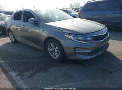 2017 KIA OPTIMA LX Gray  Gasoline 5XXGT4L38HG167722 photo #1