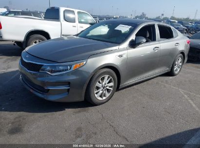 2017 KIA OPTIMA LX Gray  Gasoline 5XXGT4L38HG167722 photo #3