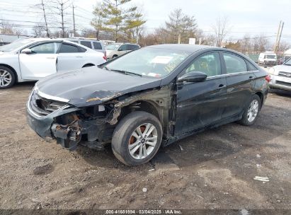 2011 HYUNDAI SONATA GLS Black  Gasoline 5NPEB4AC0BH005916 photo #3