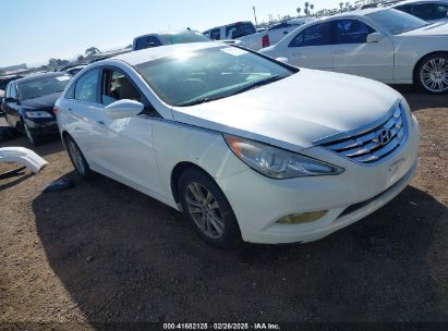 2013 HYUNDAI SONATA GLS White  Gasoline 5NPEB4AC8DH748813 photo #1