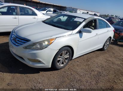 2013 HYUNDAI SONATA GLS White  Gasoline 5NPEB4AC8DH748813 photo #3