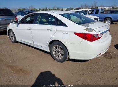 2013 HYUNDAI SONATA GLS White  Gasoline 5NPEB4AC8DH748813 photo #4