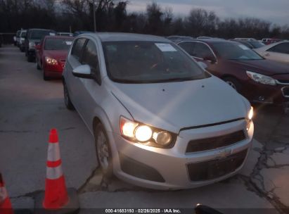 2013 CHEVROLET SONIC LT AUTO Silver  Gasoline 1G1JC6SH6D4206030 photo #1