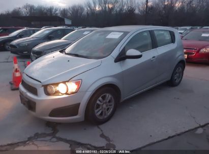 2013 CHEVROLET SONIC LT AUTO Silver  Gasoline 1G1JC6SH6D4206030 photo #3