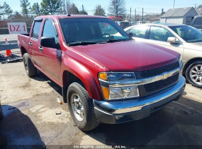 2005 CHEVROLET COLORADO LS Red  Gasoline 1GCDS136058157053 photo #1