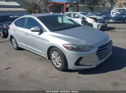 2017 HYUNDAI ELANTRA SE Silver  Gasoline 5NPD74LFXHH192563 photo #1