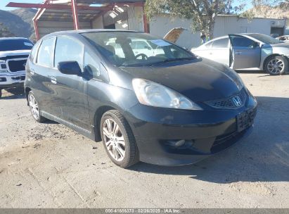 2011 HONDA FIT SPORT Black  Gasoline JHMGE8H51BS010623 photo #1