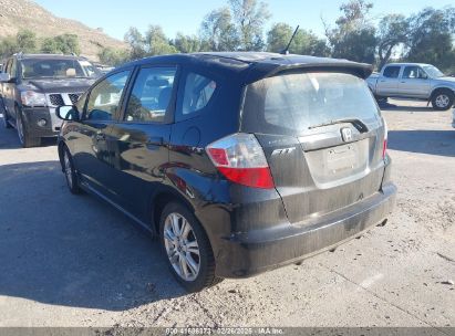 2011 HONDA FIT SPORT Black  Gasoline JHMGE8H51BS010623 photo #4