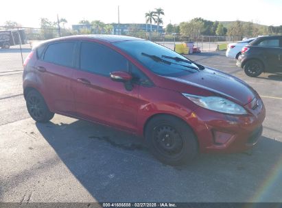 2013 FORD FIESTA SE Red  Gasoline 3FADP4EJ0DM149281 photo #1